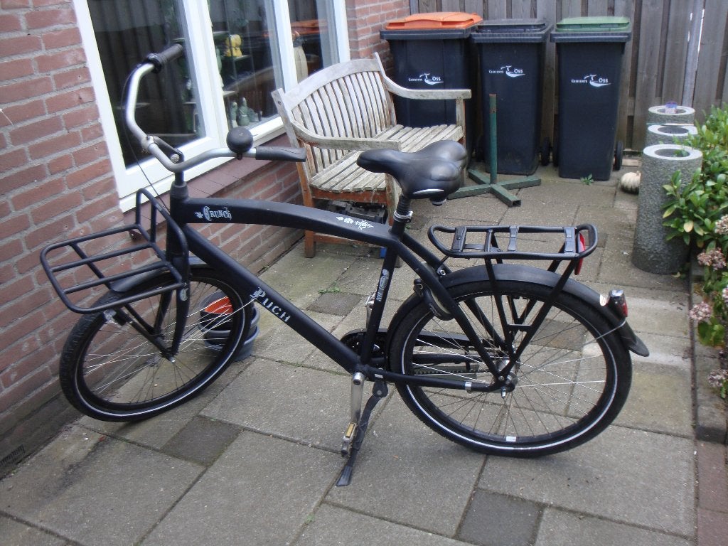 degelijke puch crunch heren/transportfiets 56 cm 3 V, Terugtraprem, Gebruikt, Versnellingen, 53 tot 57 cm
