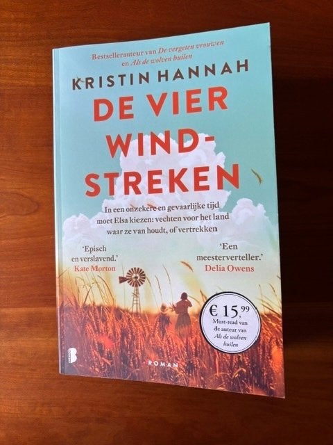Boek De vier windstreken - Kristin Hannah, Ophalen of Verzenden, Zo goed als nieuw, Kristin Hannah, Nederland