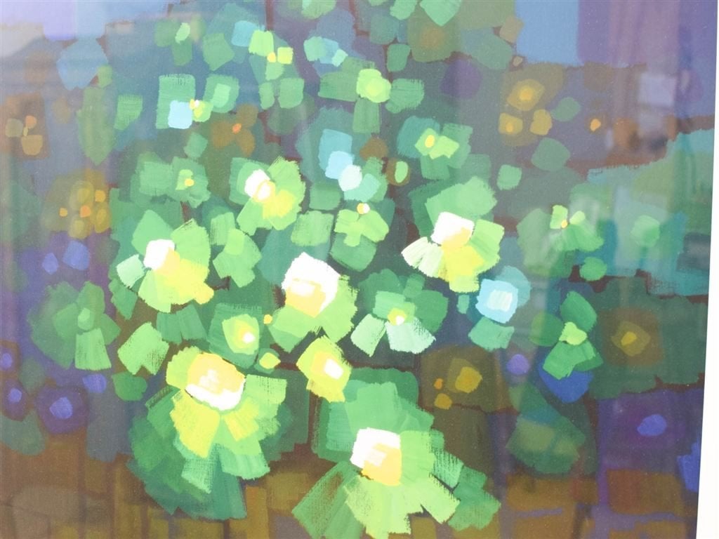 Schilderij bloemen in lijst 51543, Ophalen of Verzenden