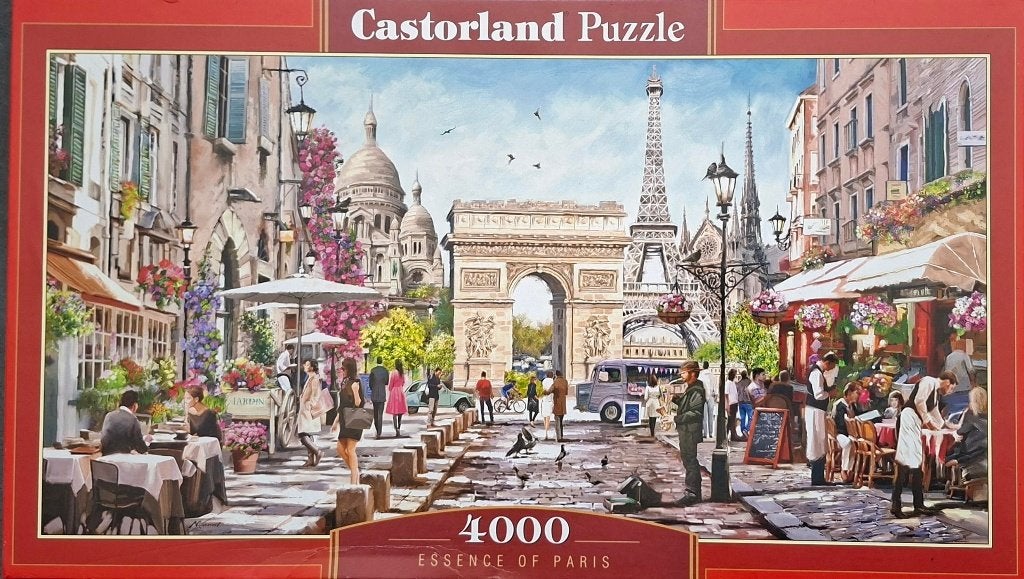 Castorland puzzel Essence of Paris 4000 pc. Zgan, Hobby en Vrije tijd, Denksport en Puzzels, Ophalen of Verzenden, Meer dan 1500 stukjes