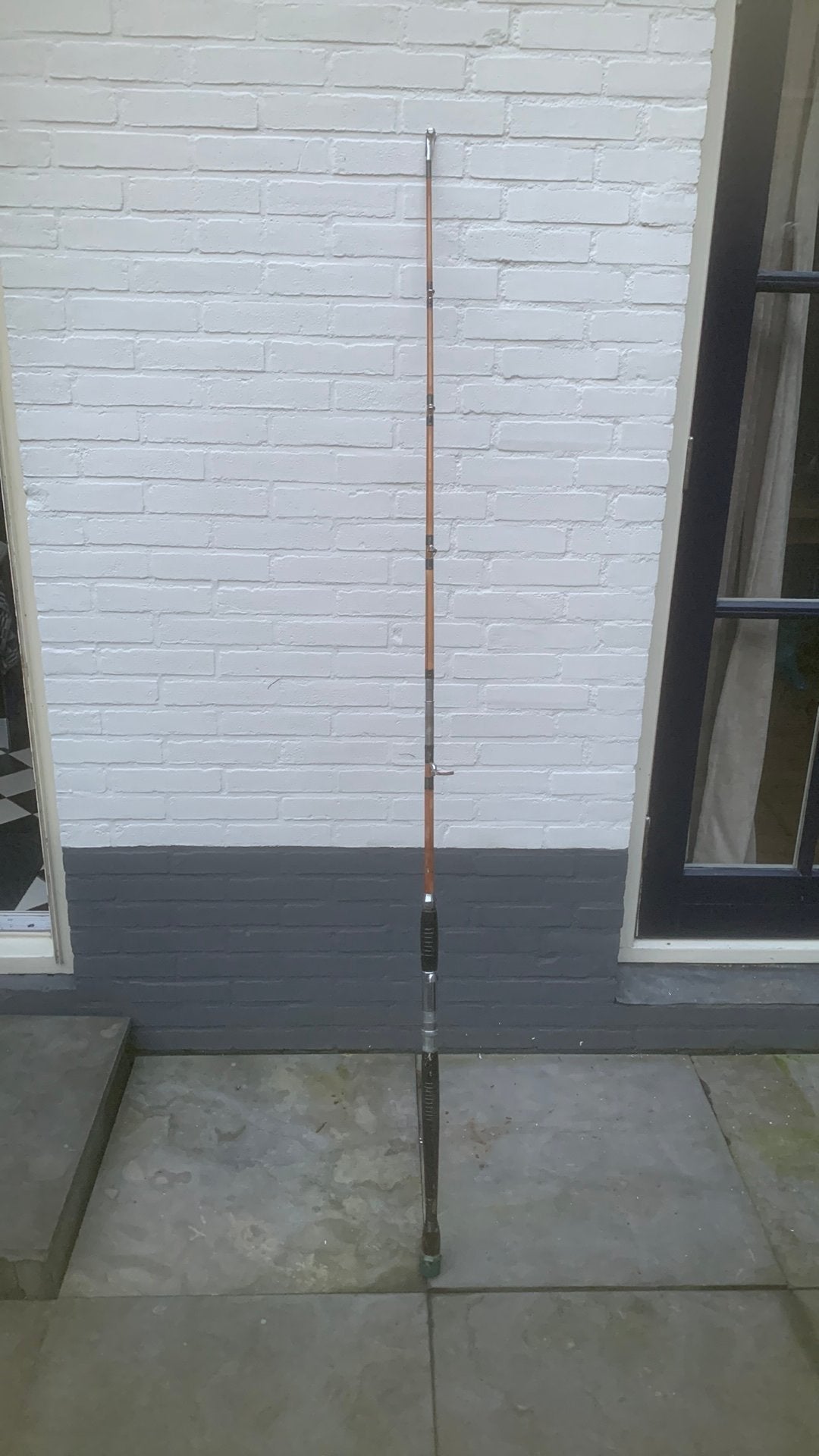 Splitcane hengel vintage, Ophalen, Gebruikt, Werphengel