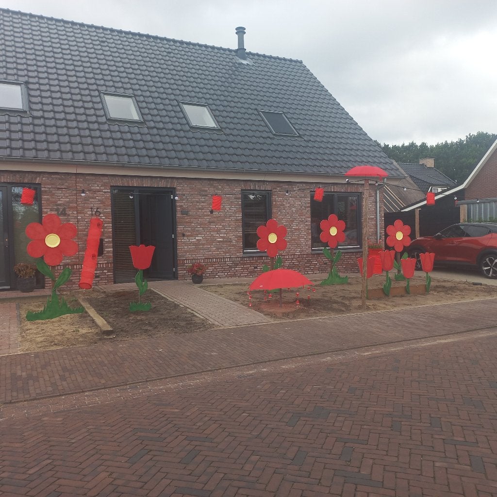 Straatversiering, Ophalen, Gebruikt