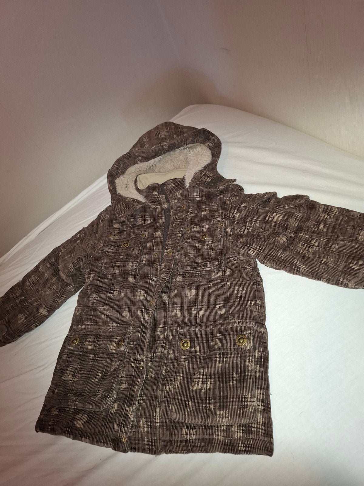 Fila Kinderjas - Stoere Kaki Parka met Capuchon, Ophalen of Verzenden, Gebruikt, Fila, Jongen