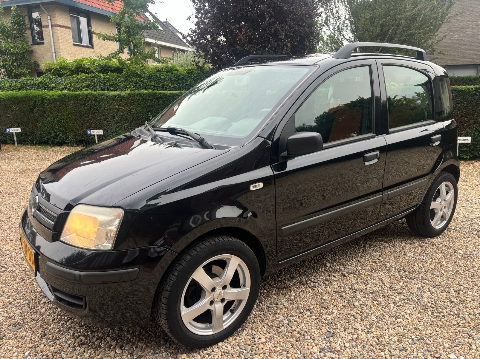 Fiat Panda 1.2 44KW 60PK 2008 | AIRCO | NAP | 15 INCH |, Voorwielaandrijving, Zwart, Origineel Nederlands, Bedrijf