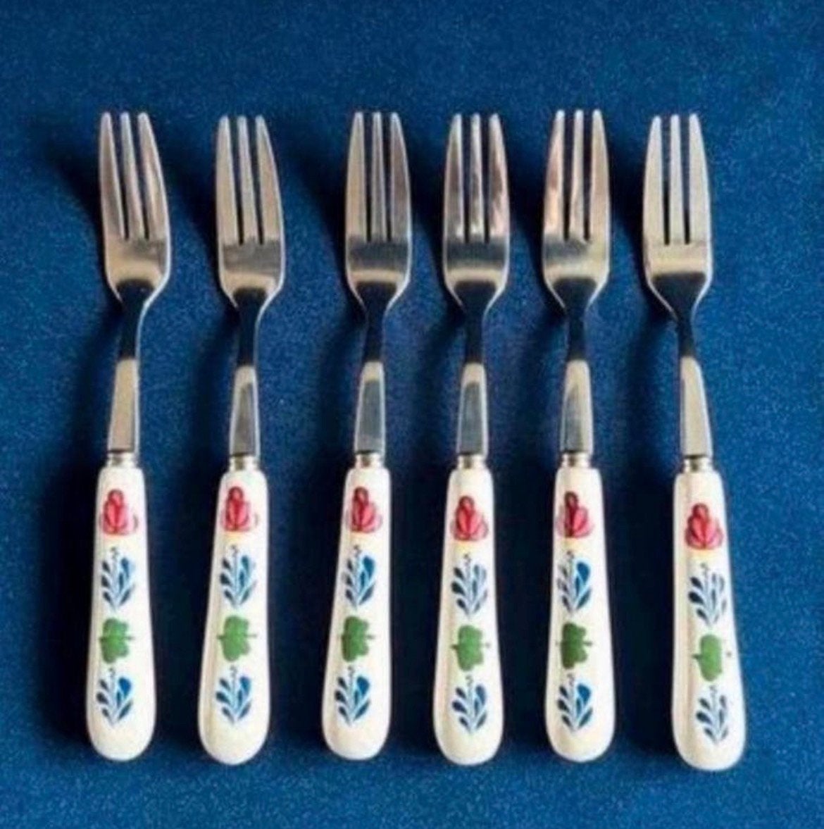 Boerenbont set gebaksvorkjes, Ophalen of Verzenden, Nieuw