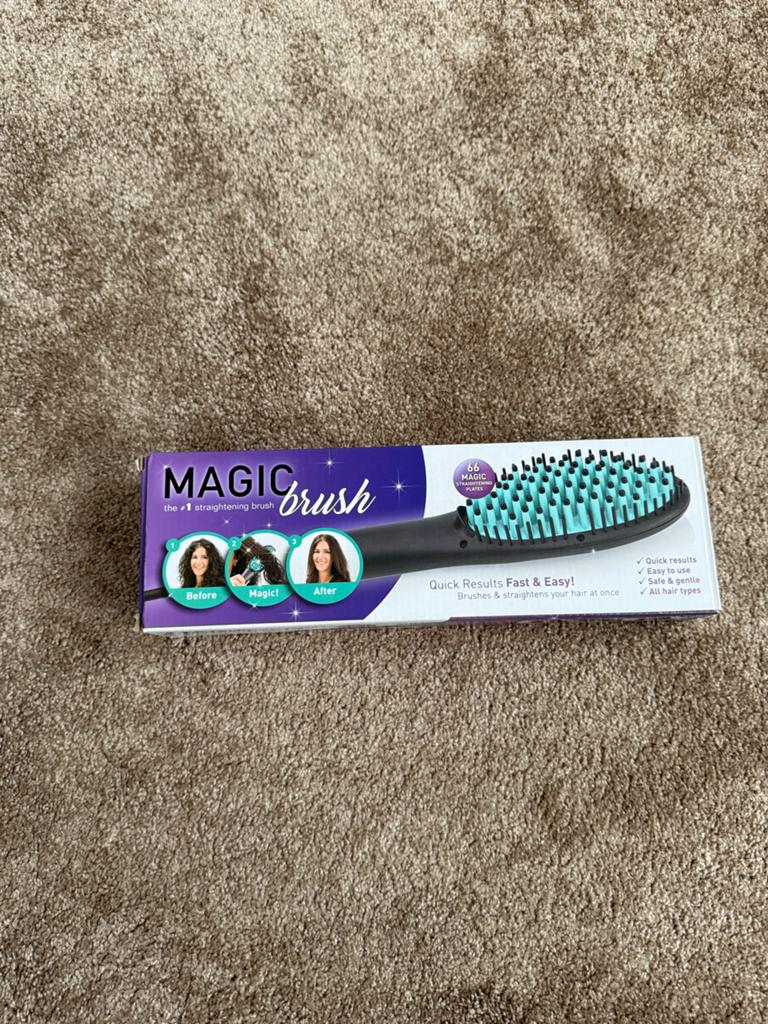 Magic Brush Stijltang Borstel - Nieuw in doos, Ophalen of Verzenden, Nieuw, Haarverzorging