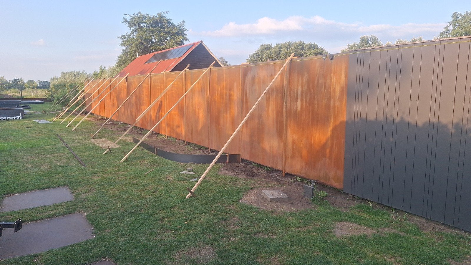 Cortenstaal schuttingpanelen - Robuust en modern, Ophalen, 1 tot 2 meter, Nieuw, Adezz