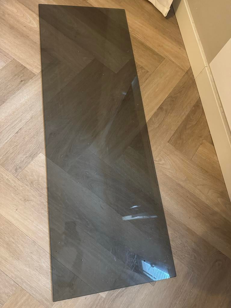 IKEA Malm kaptafel glasplaat, Ophalen, Gebruikt, 100 tot 150 cm