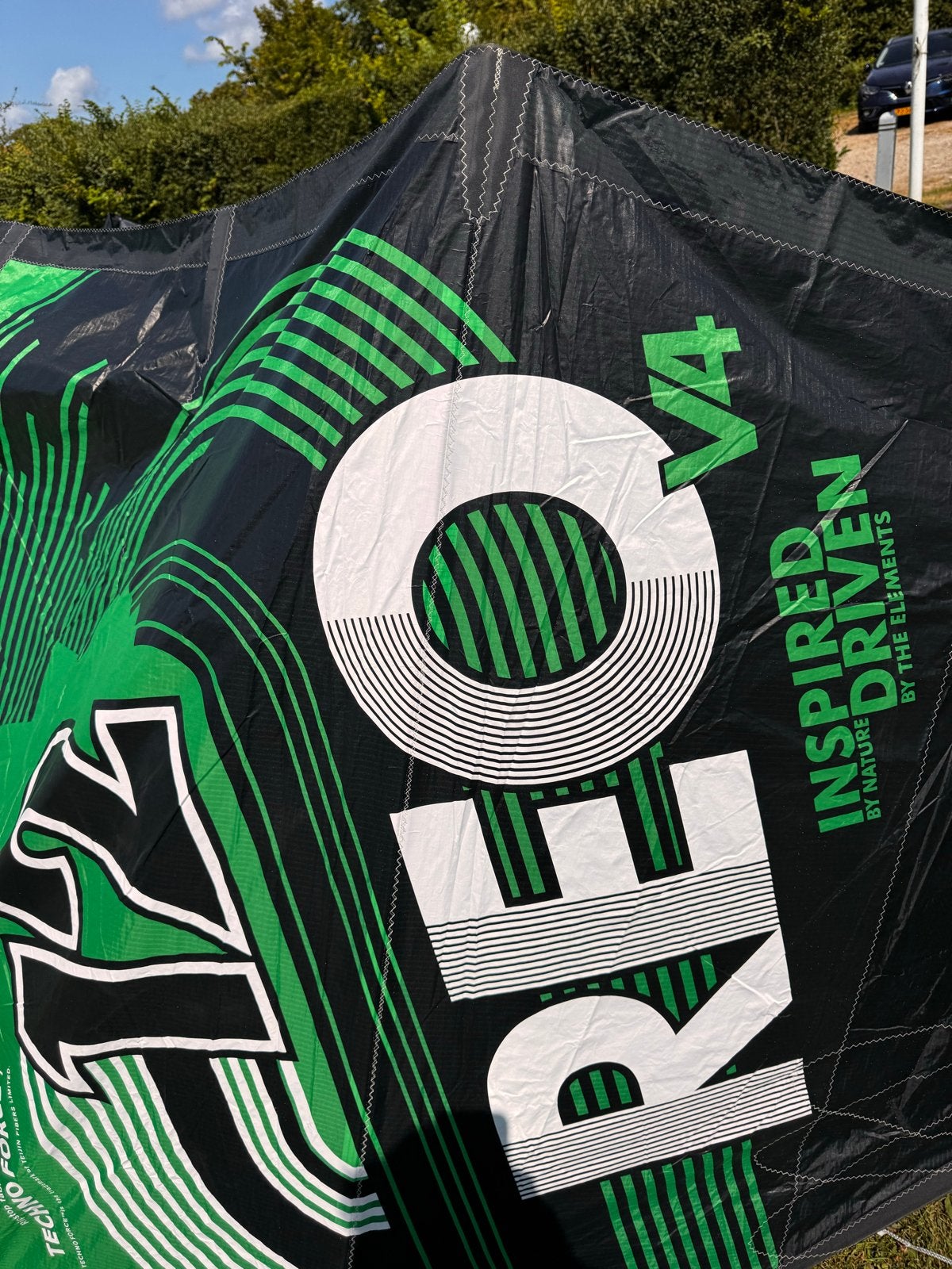 Ozone Reo V4 complete set - Zo goed als nieuw 6,8,10,12m, Geen board, Ophalen, Zo goed als nieuw, Kitesurf-set