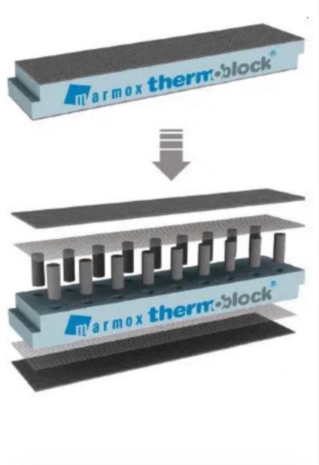 Marmox Thermoblock Nano isolatieblokken 53mm - 115 stuks, Ophalen, Nieuw