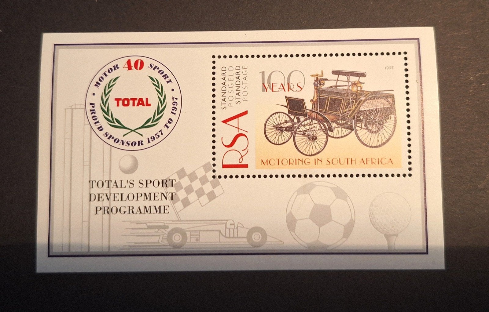 1997 ZUID-AFRIKA ** - BLOK AUTO'S **, Ophalen of Verzenden, Zuid-Afrika, Postfris
