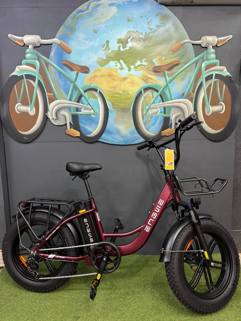 Ebike fatbike Bezorg fiets + box - Delivery, Fietsen en Brommers, Overige merken, Ophalen of Verzenden, Zo goed als nieuw, 50 km per accu of meer