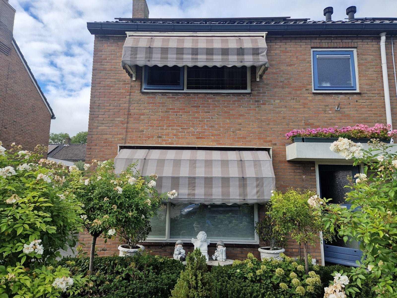 Markiezen voor buiten - set van 2, Tuin en Terras, Gebruikt, Ophalen of Verzenden, Minder dan 250 cm, Markies