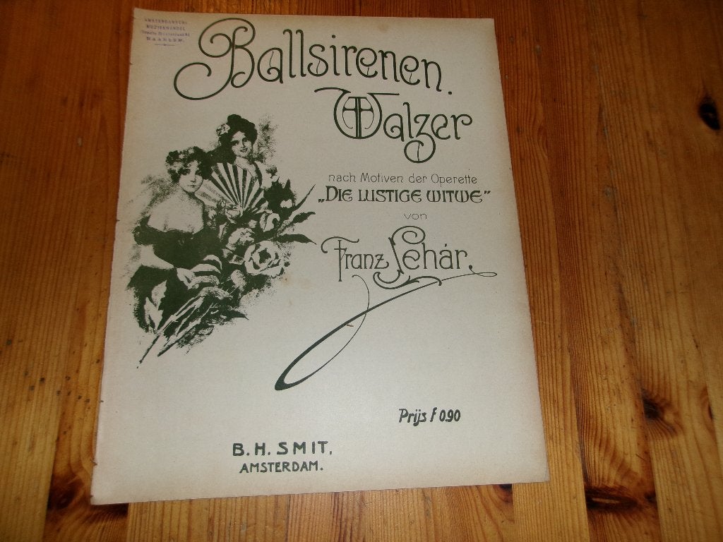 Franz Lehar - Ballsirenen Walzer, Gebruikt, Ophalen of Verzenden, Artiest of Componist, Piano