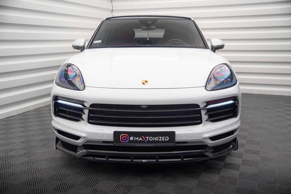 Voorlip sideskirt diffuser spoiler Porsche Cayenne Coupe 19+, Ophalen of Verzenden