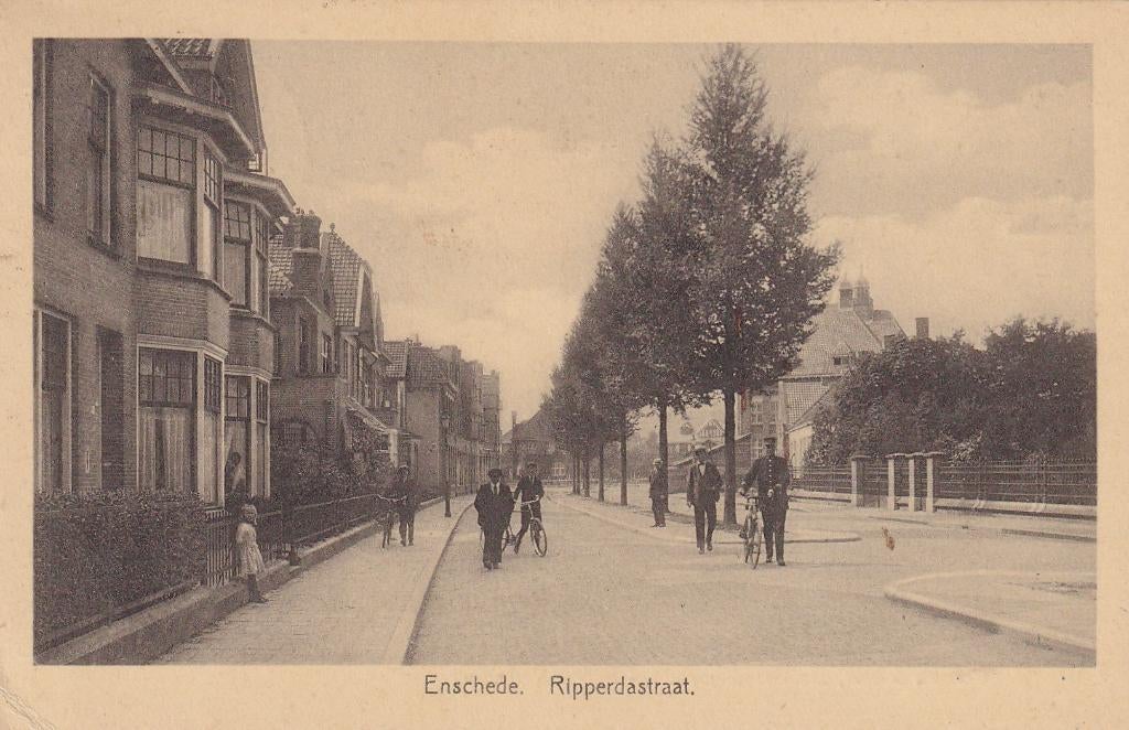 Enschede, Volk,, Verzenden, 1920 tot 1940, Gelopen, Overijssel