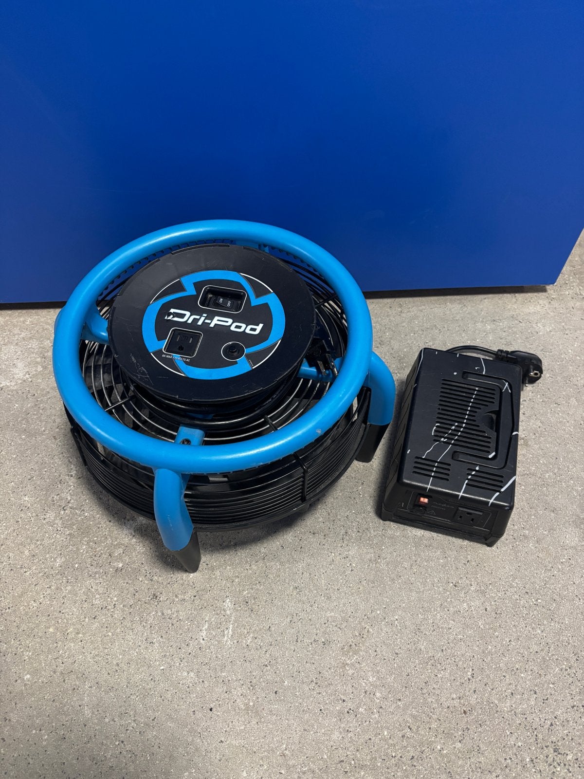 Dripod Vloerdroger - Krachtig en Efficiënt, Ophalen, Zo goed als nieuw, Vloerventilator