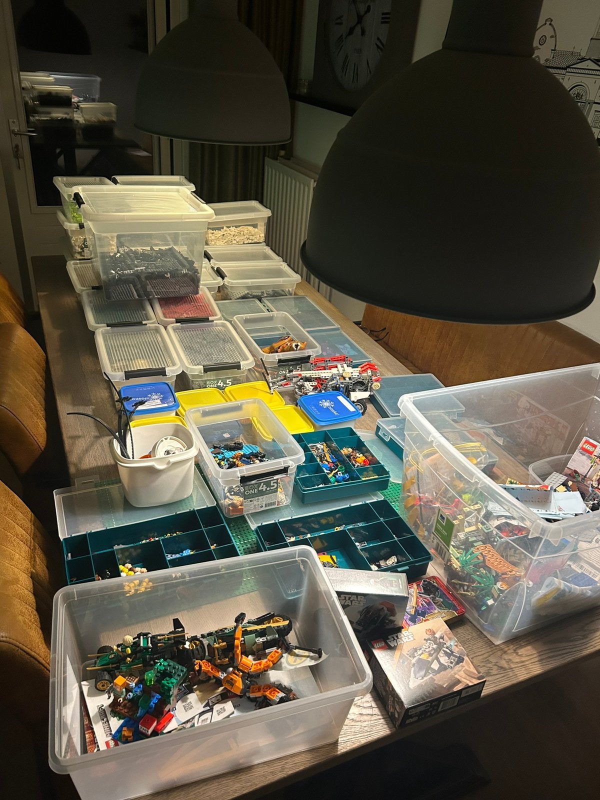 Mega partij lego 25 KG, star wars ninjago marvel. 80 figures, Ophalen, Gebruikt, Star Wars, Lego