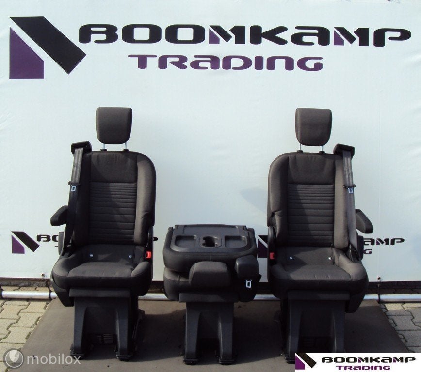Luxe Ford Transit Custom achterbank 1 + 1 + 1 bank, Ford, Nieuw, Ophalen of Verzenden, Ford
