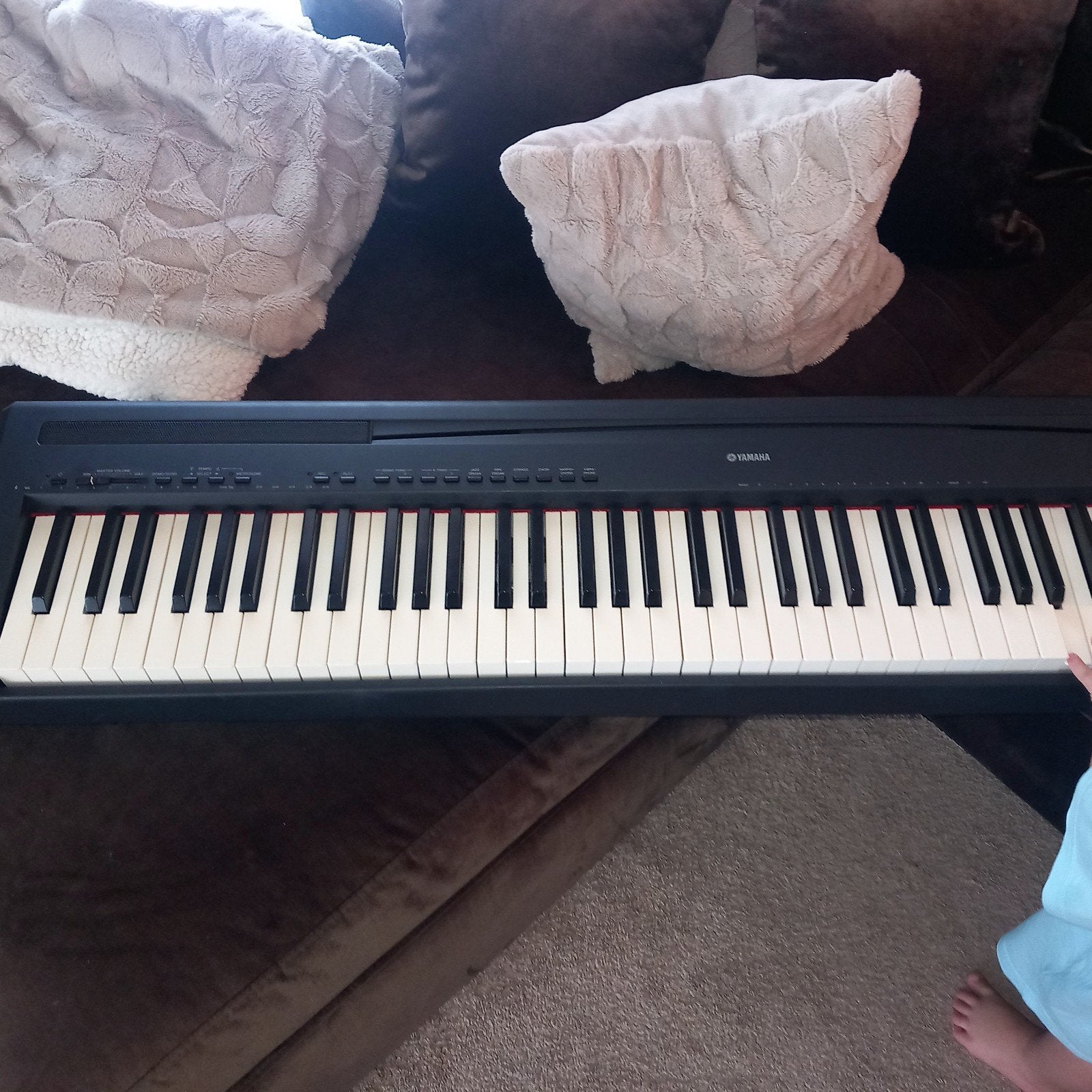 Yamaha P-95 Digitaal Piano - Zo goed als nieuw, Gebruikt, Zwart, Digitaal, Ophalen of Verzenden