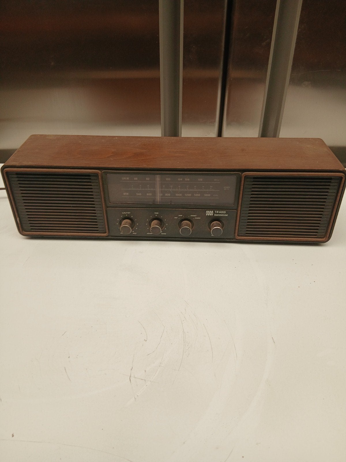 Vintage HERA TR401S Baronesse Radio - MW/UKW/UKW Stereo, Gebruikt, HERA, Onbekend, Ophalen of Verzenden