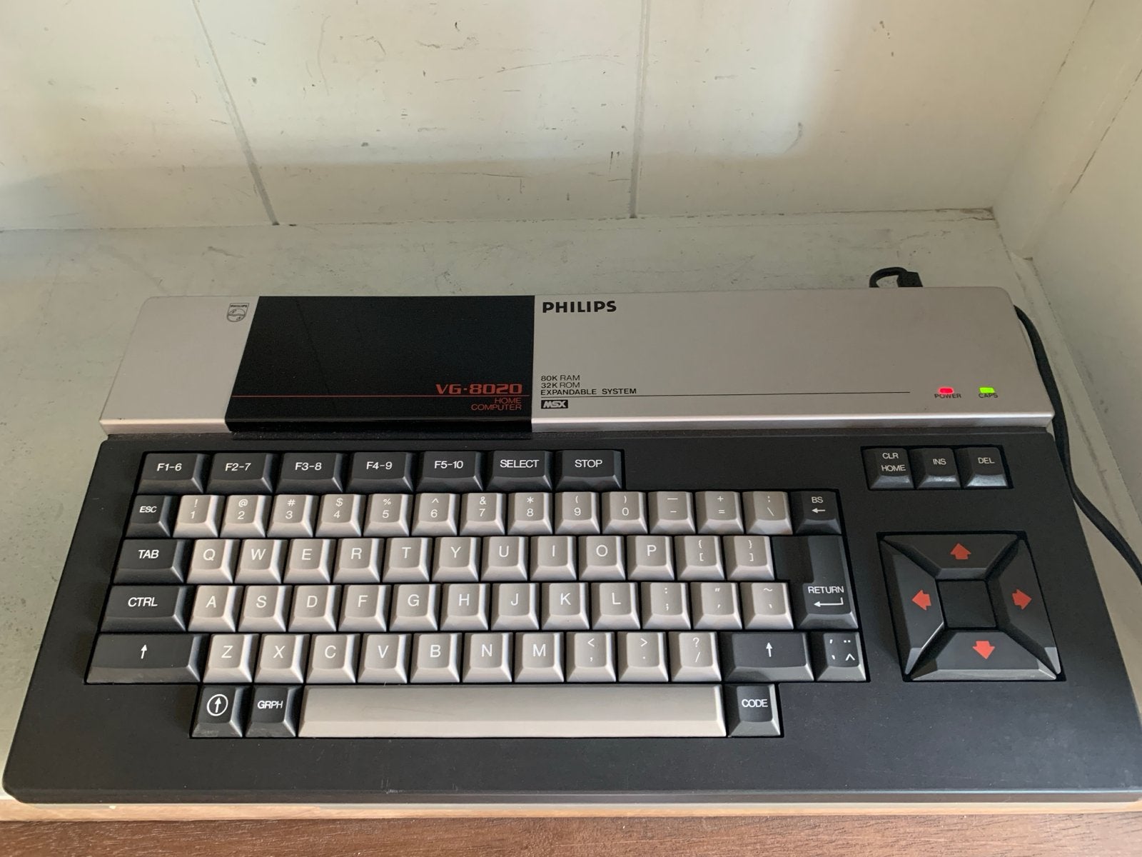 Philips VG-8020 MSX Home Computer - Vintage, Computers en Software, Vintage Computers, Ophalen of Verzenden