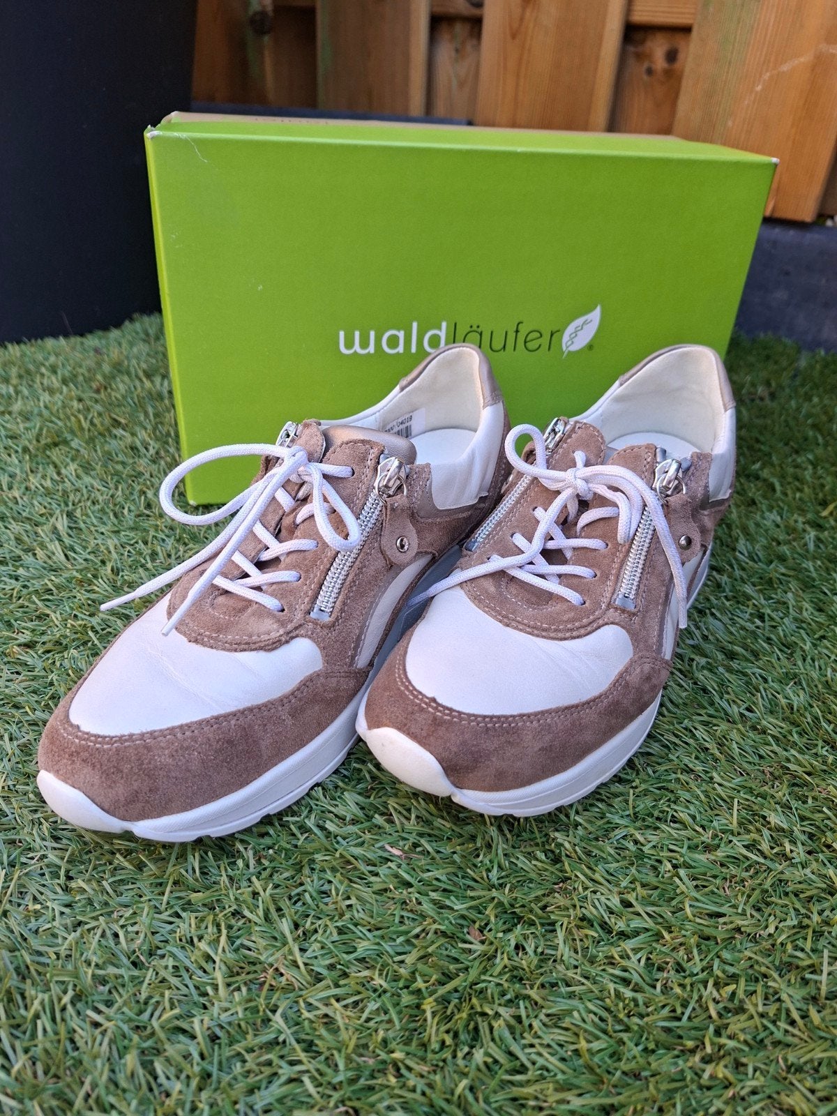 Nieuwe Waldläufer Memphis Luxor sneakers, maat 37, Ophalen of Verzenden, Zo goed als nieuw, Bruin, Sneakers of Gympen