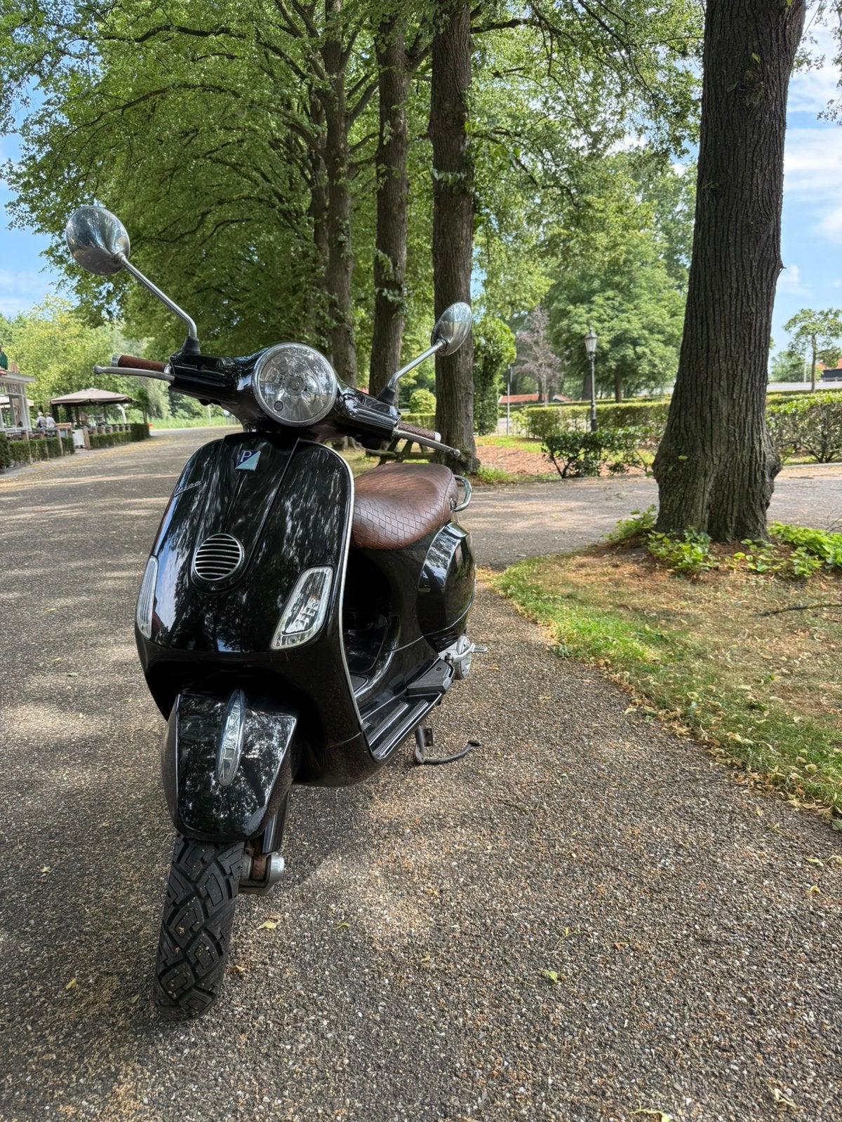 Vespa Piaggio LX50 C38 4takt 45km/u zwart, Fietsen en Brommers, Scooters | Vespa, Ophalen, Gebruikt, Maximaal 45 km/u, Benzine