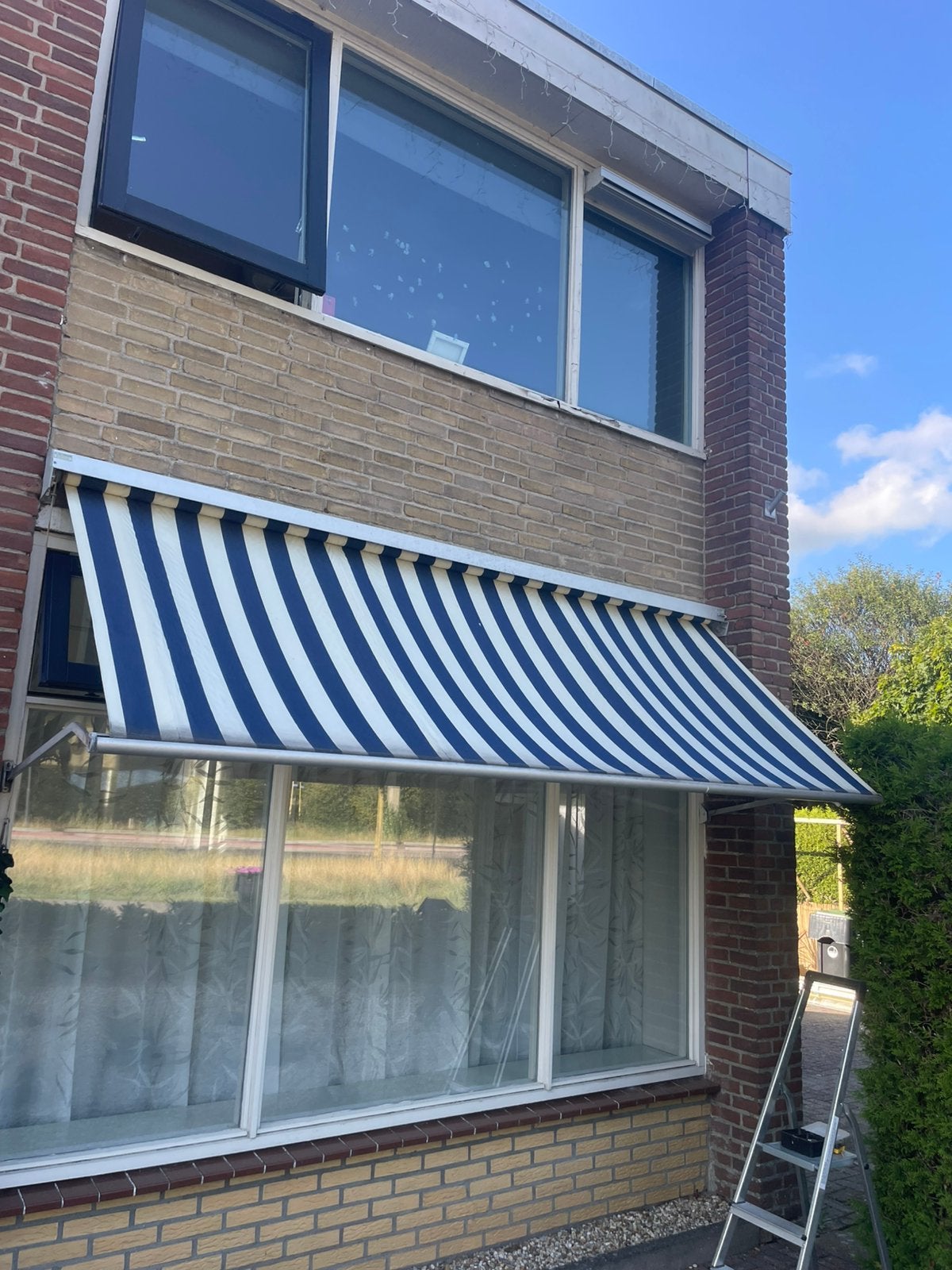 Zonnescherm, 150 tot 300 cm, Ophalen, Gebruikt, Knikarmscherm