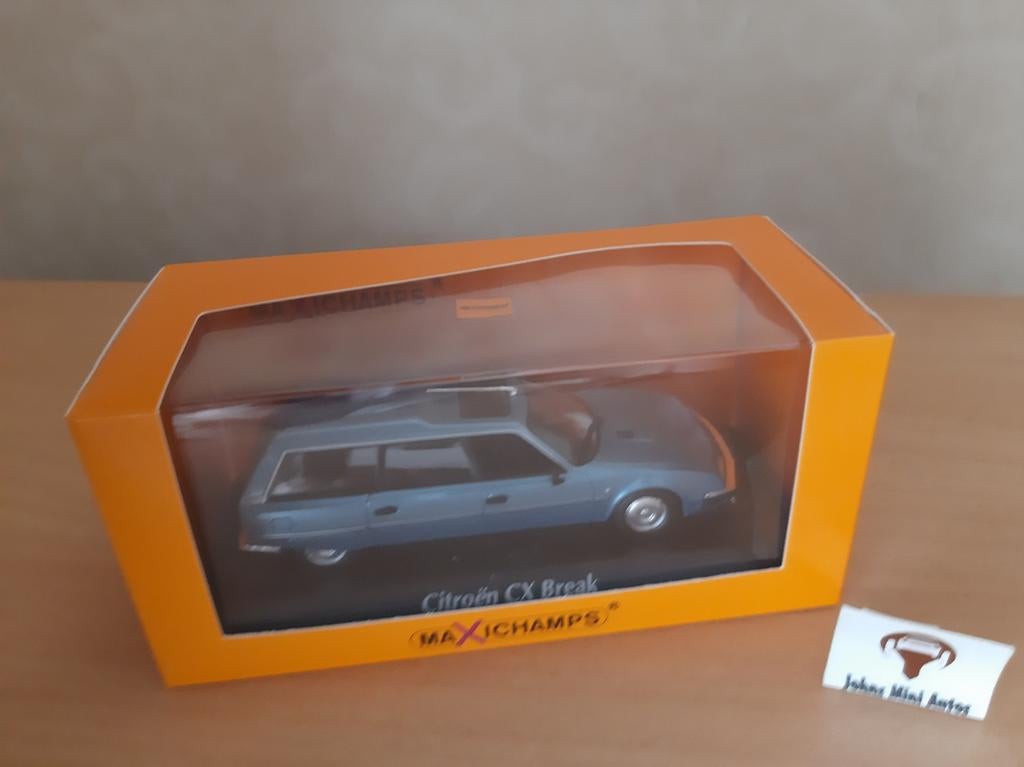 Citroën CX Break 1980 blue metallic van Maxichamps 1:43, Hobby en Vrije tijd, Modelauto's | 1:43, Overige merken, Auto, Nieuw