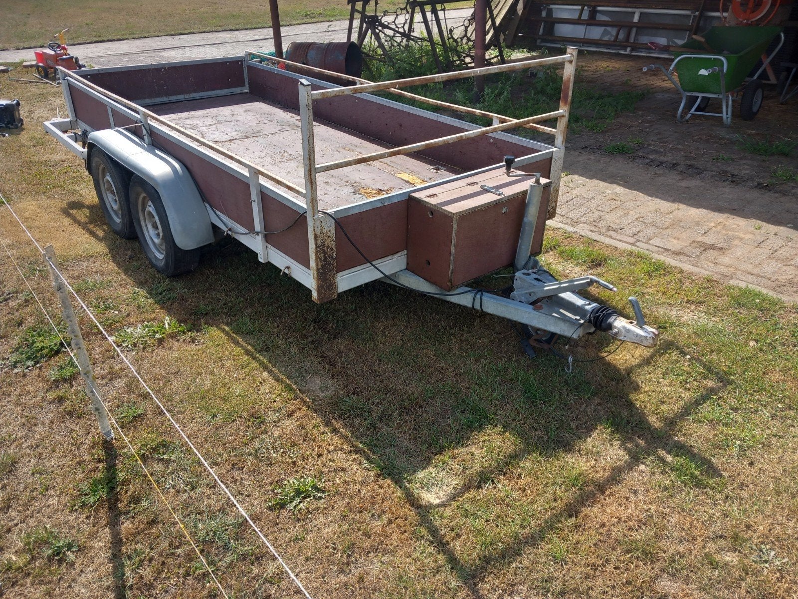 tandemasser aanhanger, Auto diversen, Ophalen, Gebruikt