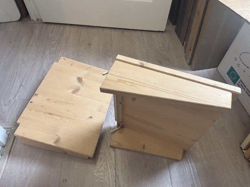 2x Wedeka zij-planken 40cm diep, Gebruikt, Minder dan 25 mm, Ophalen of Verzenden, Plank