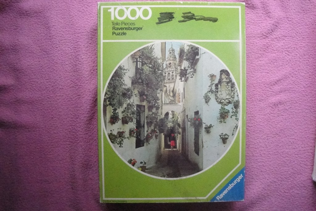 RAVENSBURGER OTTO MAIER PUZZLE  1.000 stukjes voor 2,50euro., Ophalen of Verzenden, 500 t/m 1500 stukjes, Gebruikt, Legpuzzel