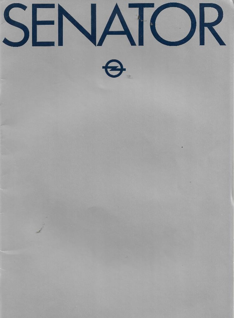 Brochure Opel SENATOR, ongedateerd, ca. 1978 (NL)., Boeken, Auto's | Folders en Tijdschriften, Nieuw, Opel, Ophalen of Verzenden