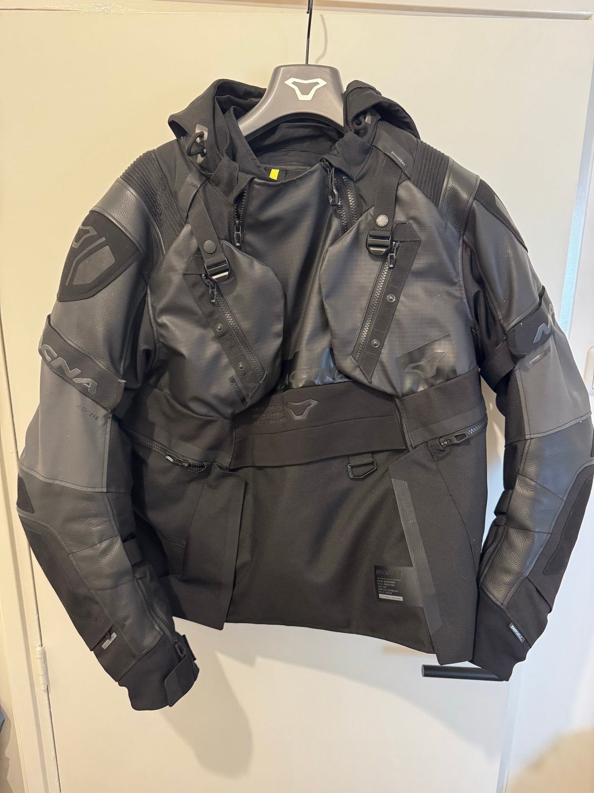 Macna Tryton motorjas - Zwart - Maat 3XL, Motoren, Ophalen of Verzenden, Nieuw zonder kaartje, Heren, Jas | textiel