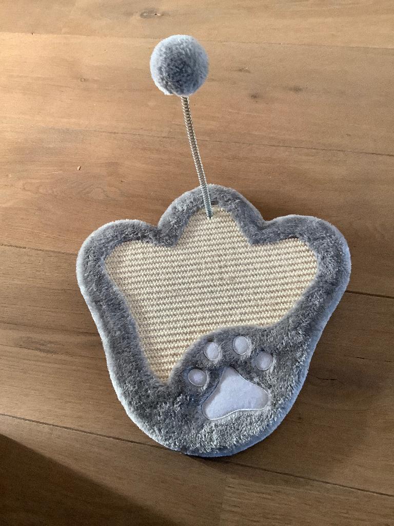 Kattenkrabplank met speeltje, Ophalen, Zo goed als nieuw, Overig speelgoed