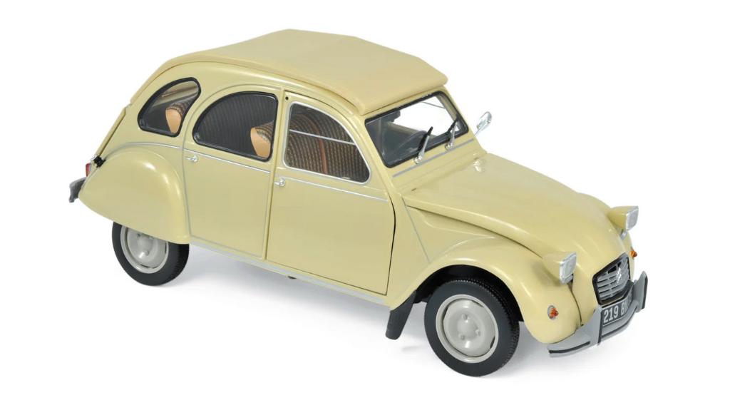 Citroen 2CV '78 Gazelle Beige 1/18 LIM. ED NOREV ref: 181489, Hobby en Vrije tijd, Modelauto's | 1:18, Verzenden, Nieuw, Norev