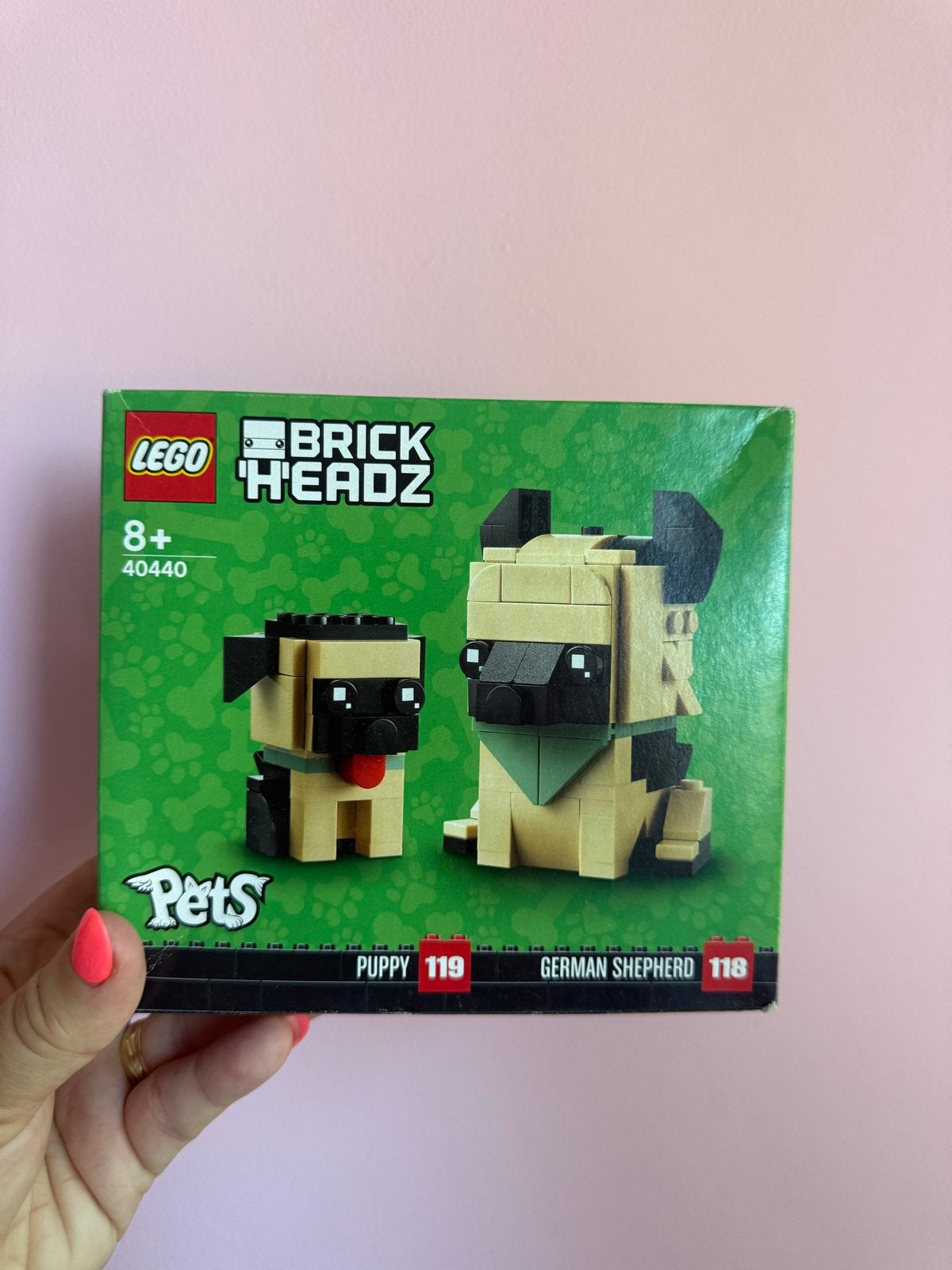 Lego BrickHeadz 40440 Duitse Herder en Puppy, BrickHeadz, Lego, Nieuw, Ophalen of Verzenden