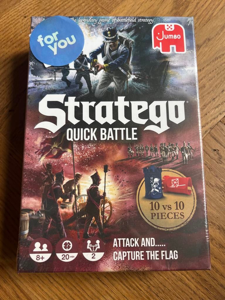 Stratego Quick Battle bordspel ongeopend, Hobby en Vrije tijd, Gezelschapsspellen | Bordspellen, Een of twee spelers, Ophalen