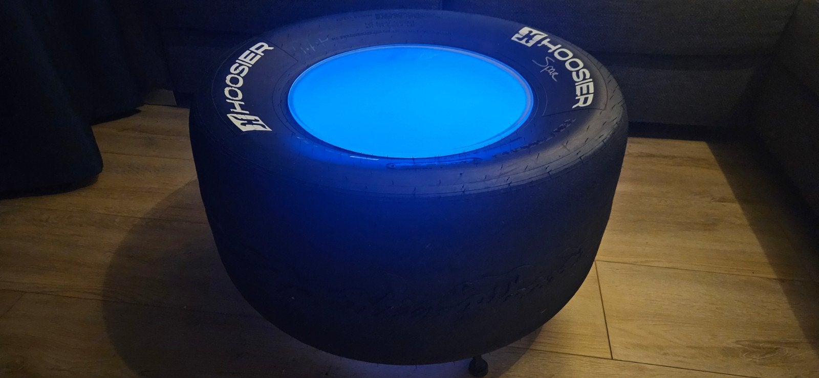 Salontafel HOOSIER slicktire 330/700 R15 NASCAR, Ophalen, 50 tot 100 cm, Rond, 50 tot 100 cm