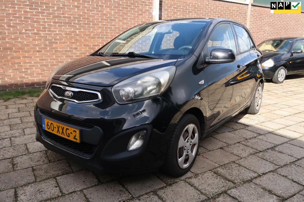 Kia Picanto 1.0 CVVT Comfort Pack *Rijklaarprijs *1e Eigenaa, Voorwielaandrijving, Stof, Gebruikt, Zwart