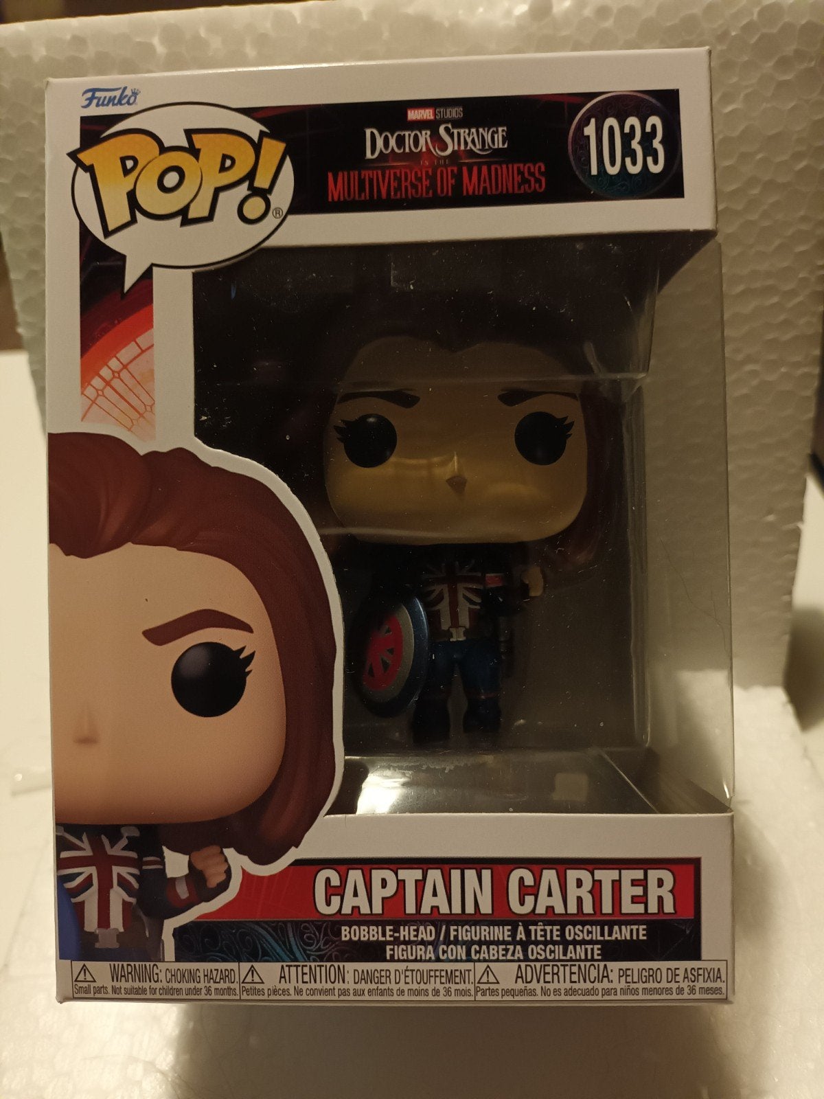 Funko Pop! Captain Carter (1033) Doctor Strange MoM, Ophalen of Verzenden, Nieuw