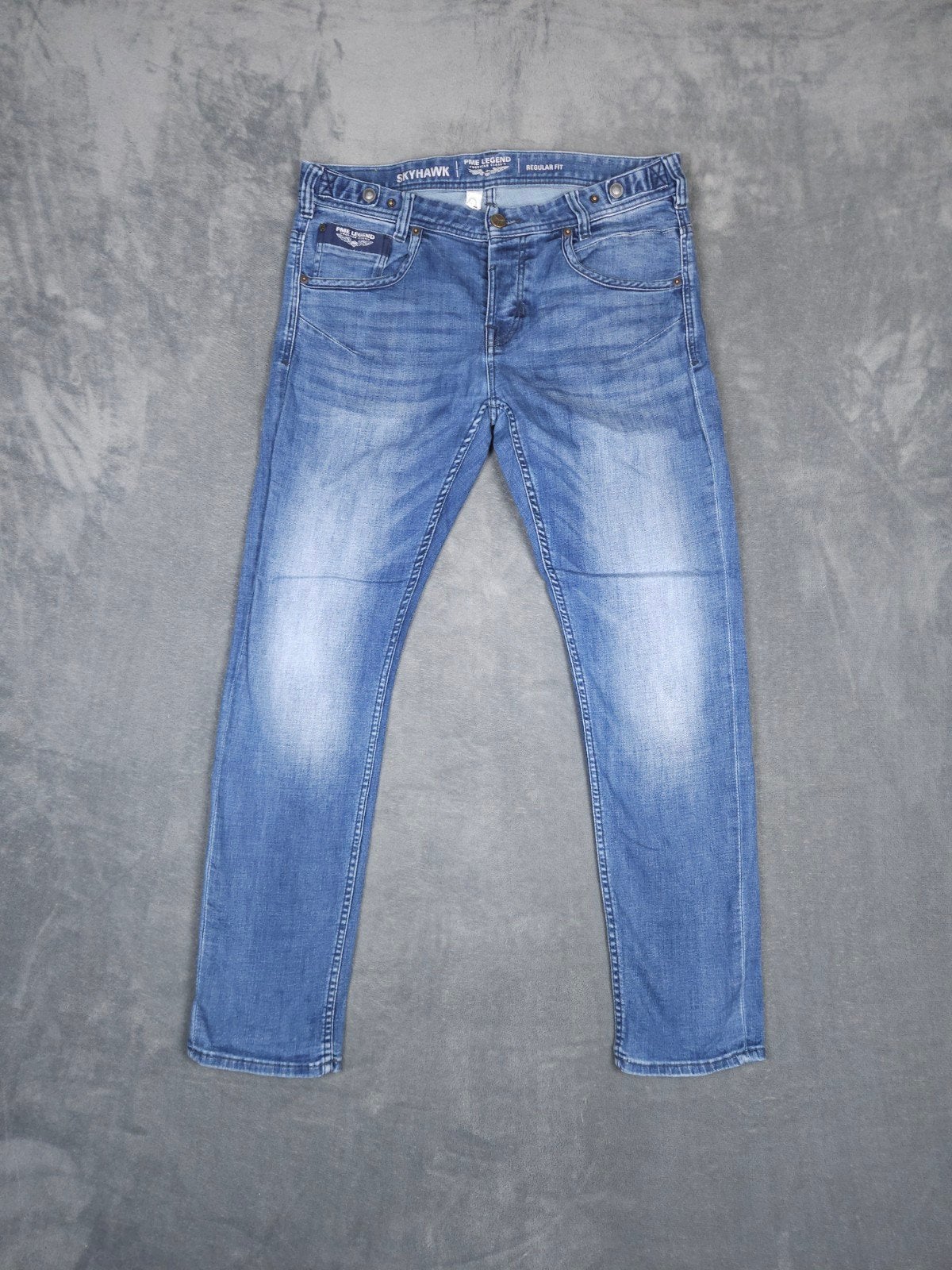 Pme Legend Broek Skyhawk W34 L32 Regular Fit Blauw Pall Mall, Kleding | Heren, Spijkerbroeken en Jeans, Zo goed als nieuw, W33 - W34 (confectie 48/50)