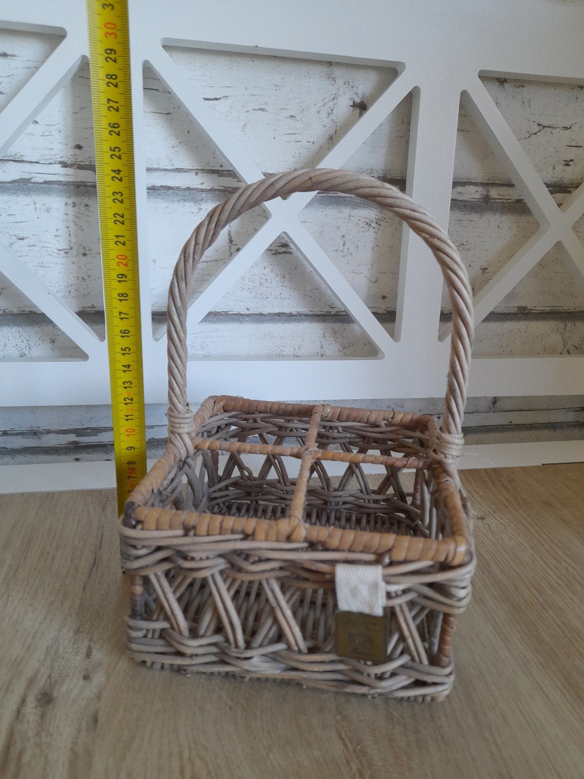 rattan flessenmandje riviera maison, Huis en Inrichting, Verzenden, Riet