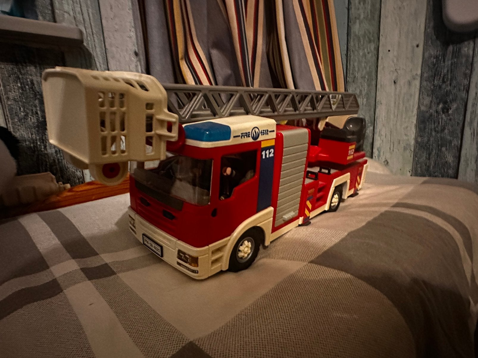 Playmobil brandweer wagen, Kinderen en Baby's, Speelgoed | Playmobil, Gebruikt, Complete set, Voertuig, Ophalen of Verzenden