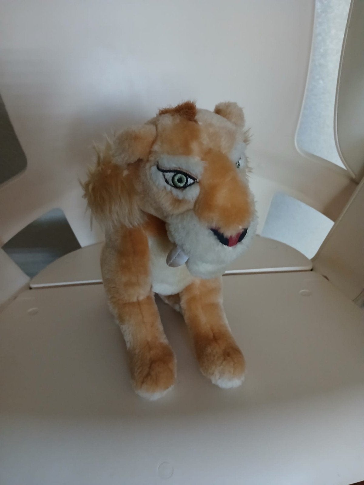 Ice Age knuffel Diego 25 cm hoog, Gebruikt, Overige typen, Ophalen of Verzenden, Middelgroot (20 tot 80 cm)