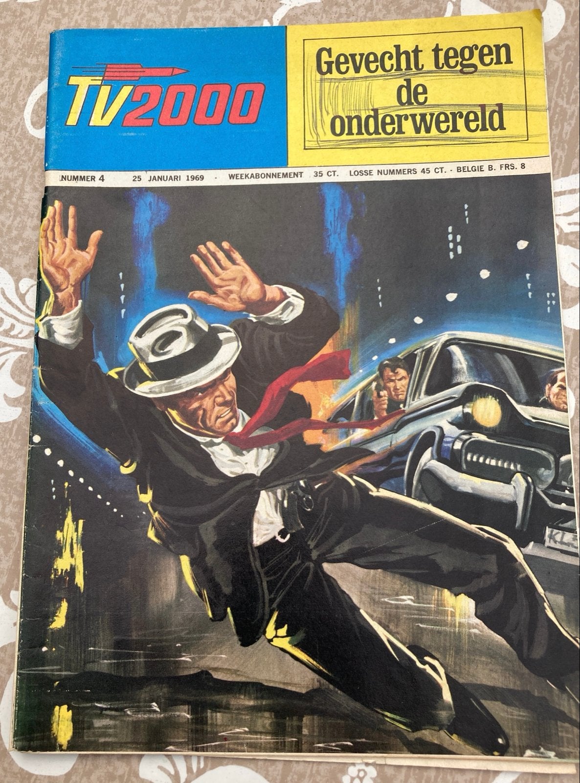 TV2000 Nummer 4 - Gevecht tegen de onderwereld (1969), Eén stripboek, Ophalen of Verzenden, Gelezen
