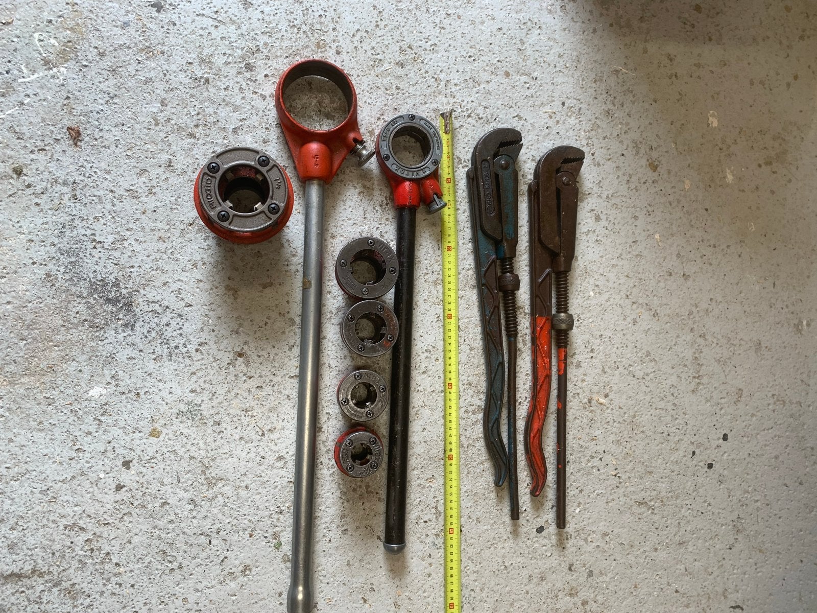 Ridgid draadsnijgereedschap en pijpsleutels, Ophalen of Verzenden, Gebruikt, Snijgereedschap, Ridgid