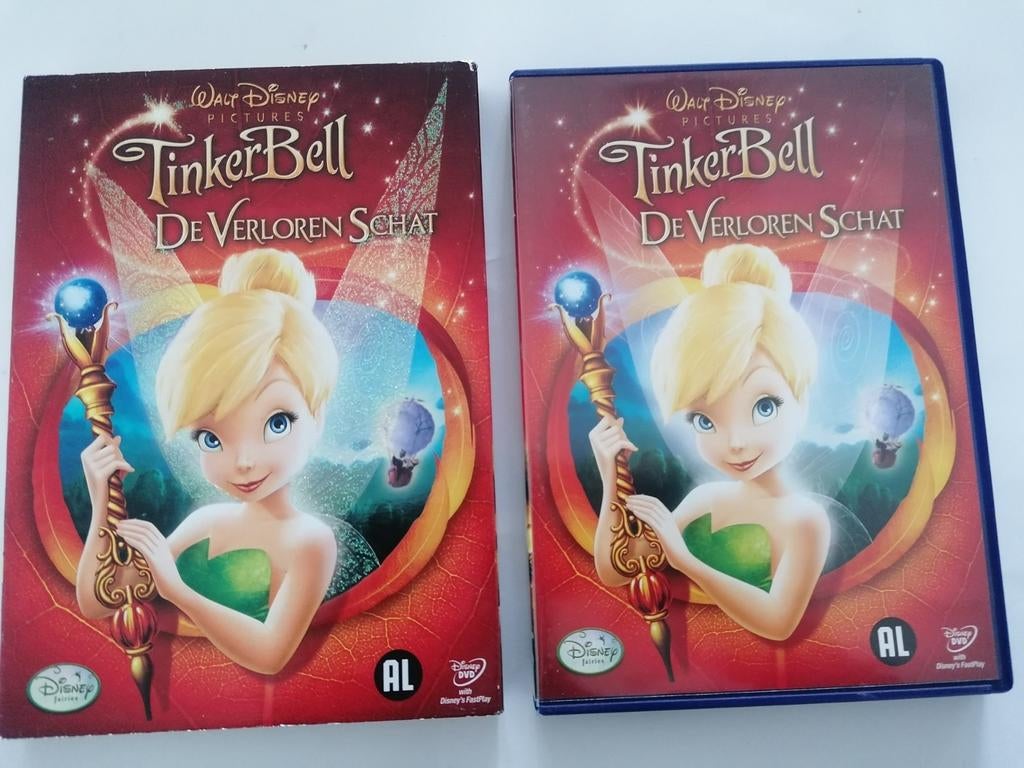 TinkerBell De Verloren Schat - Walt Disney DVD, Alle leeftijden, Ophalen of Verzenden, Zo goed als nieuw, Europees
