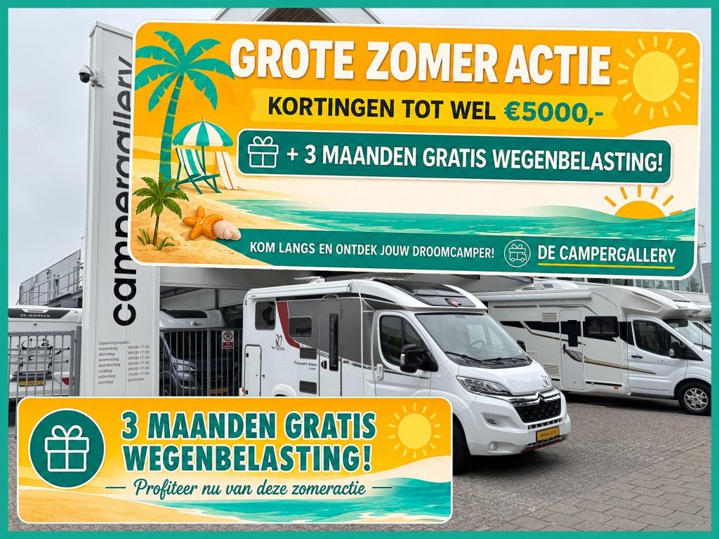 Bürstner Travel Van T590 DWARSBED+RONDZIT EURO 6 ZONNEPANEE, Caravans en Kamperen, Campers, Bedrijf, Tot en met 3, Bürstner, 5 tot 6 meter